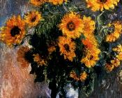 克劳德莫奈 - Sunflowers